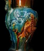 Oud-Chinees - Vaas, amphora en keramiek Fahua met turquoise, Antiek en Kunst