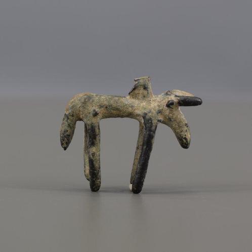 West-Aziatisch Brons Bronzen Figurine ZOOMORPHE - 3.8 cm, Verzamelen, Mineralen en Fossielen