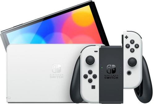 Nintendo Switch Console OLED Model-Wit Joy-Con (NSW) NIEUW, Games en Spelcomputers, Spelcomputers | Nintendo Switch, Ophalen of Verzenden
