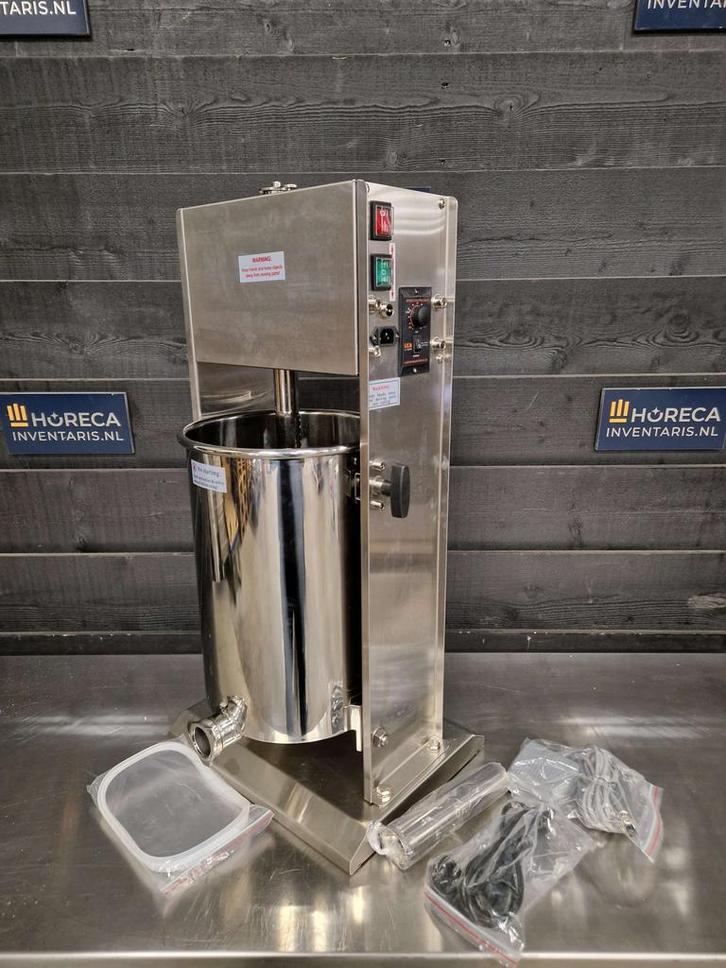 Worstenvuller automatisch | 4 vulbussen | 20 liter | 230V, Zakelijke goederen, Horeca | Keukenapparatuur, Nieuw zonder verpakking