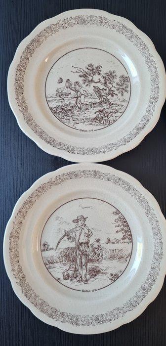 Gien - Bord (6) - galac - Keramiek, Antiek en Kunst, Antiek | Glaswerk en Kristal
