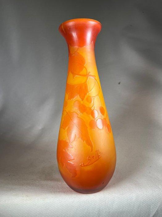 Emile Gallé - Vaas - Glas, Antiek en Kunst, Antiek | Glaswerk en Kristal