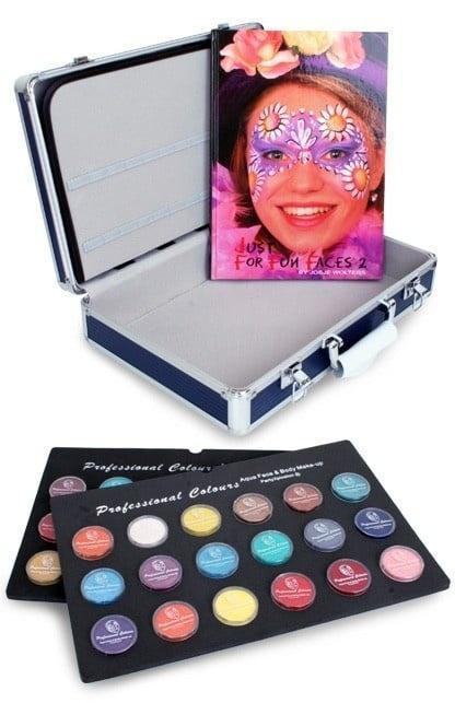 PXP Schminkkoffer 36 X 10 Gram In Tray + Schminkboek, Hobby en Vrije tijd, Feestartikelen, Nieuw, Verzenden