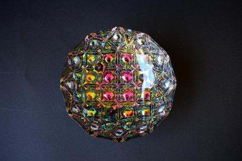 LGW Leinauer Glassware - Kom - Kristal - Op Art Pruikogen, Antiek en Kunst, Curiosa en Brocante