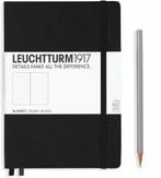 Leuchtturm1917 Notitieboek Zwart - Medium - Blanco op Overig, Diversen, Notitieboeken, Nieuw, Verzenden