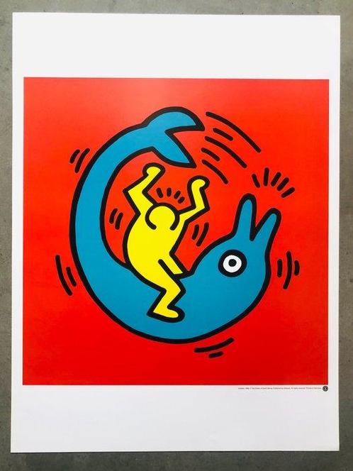 Keith Haring (after) - Untitled - Offset lithography -, Antiek en Kunst, Kunst | Designobjecten
