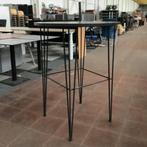 Tweedehands statafel met Hairpin poten, (hxbxd) 110x85x85, Gebruikt