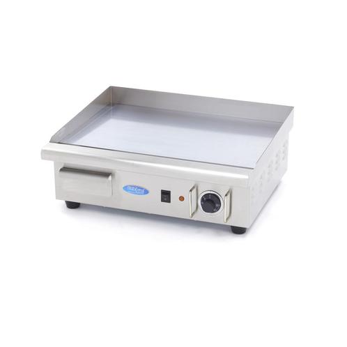 Plaque de gril - chrome lisse - 55 cm - incl plateau, Elektronische apparatuur, Grillplaten, Verzenden