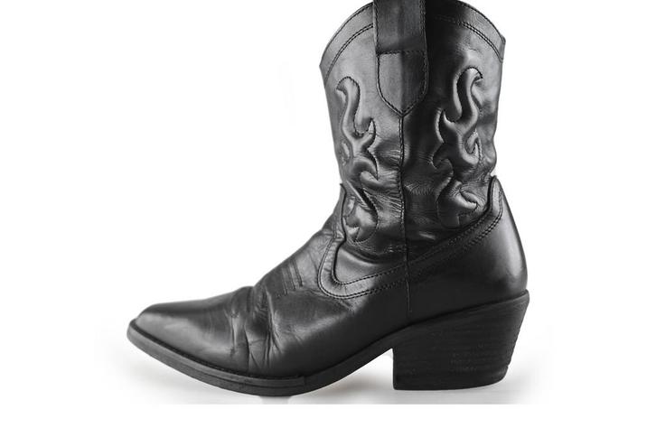 Nelson cowboy laarzen in maat 40 Zwart | 15% korting, Kleding | Dames, Schoenen, Zwart, Gedragen, Verzenden