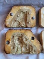 Twee unieke antieke stenen chocolade/marsepein vormen: