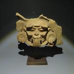Maya Terracotta Masker. 1e millennium voor Christus. 20cm