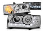 Daylight Chrome LED DRL koplampen geschikt voor VW T4, Auto-onderdelen, Nieuw, Volkswagen, Verzenden