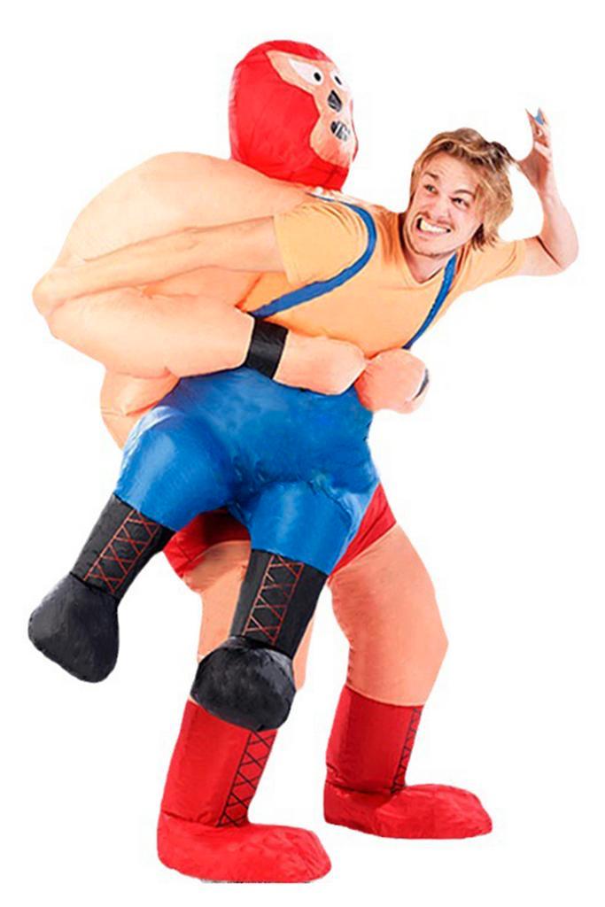 KIMU® Opblaas Kostuum Gedragen Door Sumoworstelaar Opblaasba, Kleding | Heren, Carnavalskleding en Feestkleding, Nieuw, Ophalen of Verzenden