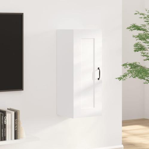 vidaXL Hangkast 35x34x90 cm bewerkt hout wit, Huis en Inrichting, Kasten | Overige, Nieuw, Verzenden