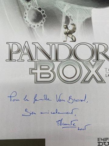 Pandora Box T4 - La Luxure + dédicace - C - 1 Album - Eerste