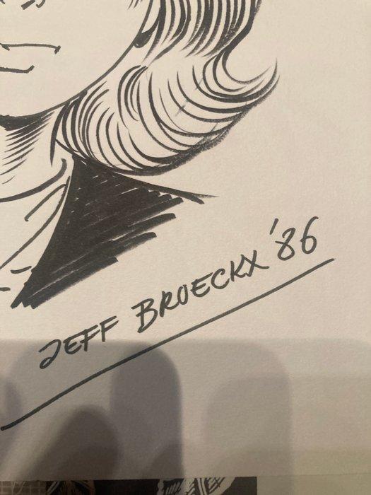 Jeff Broeckx - 1 Original drawing - Dag en Heidi - 1986, Boeken, Stripverhalen