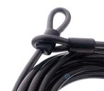 Staalkabel 10 meter met hangslot geplastificeerd, Verzenden, Nieuw