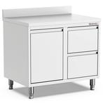 Werkbank | 700 LINE | RVS | Kanteldeur  + Laden (Rechts) |, Verzenden