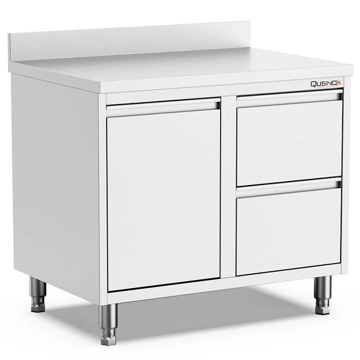 Werkbank | 700 LINE | RVS | Kanteldeur  + Laden (Rechts) |, Articles professionnels, Horeca | Équipement de cuisine, Envoi