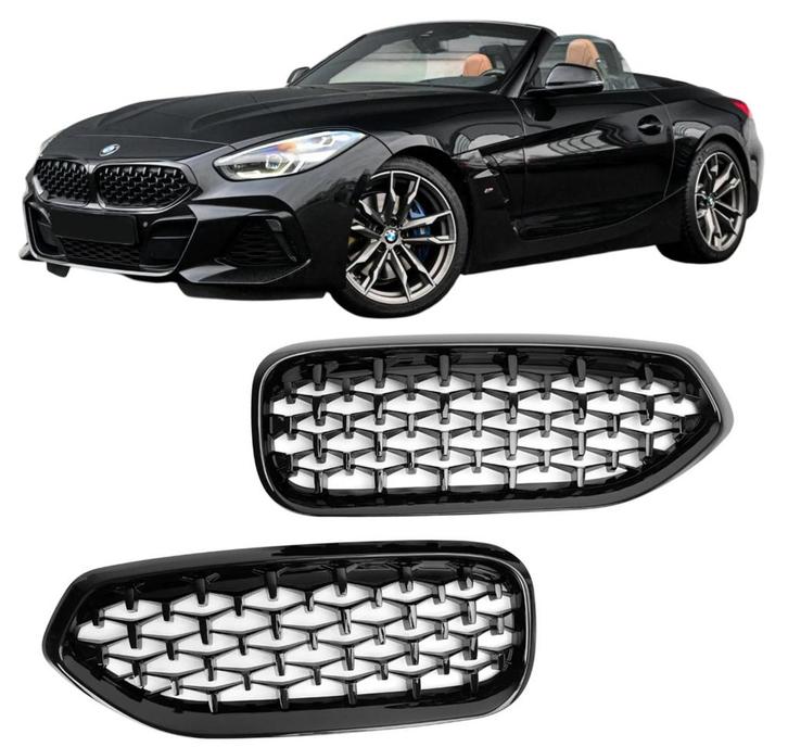 Grillen set | Bmw Z4 | G29 | 2019-2022 | Diamond look | glan, Auto-onderdelen, Carrosserie, Nieuw, BMW, Verzenden