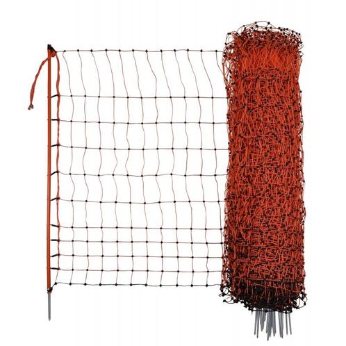 Poultrynet, 106 cm, 50m, simple pointe, orange,, Dieren en Toebehoren, Pluimvee | Toebehoren