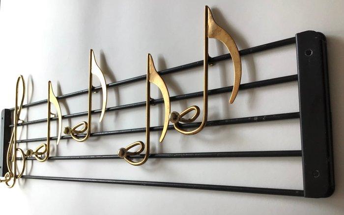 Kapstok - Metaal - toonbalk, muziekbalk, Antiquités & Art, Art | Objets design