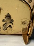 Reisklok, Wekker - Europa - Leder, Messing - 1950-1960