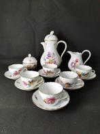Meissen Carl Teichert - Fiori - servizio da caffè - XIX