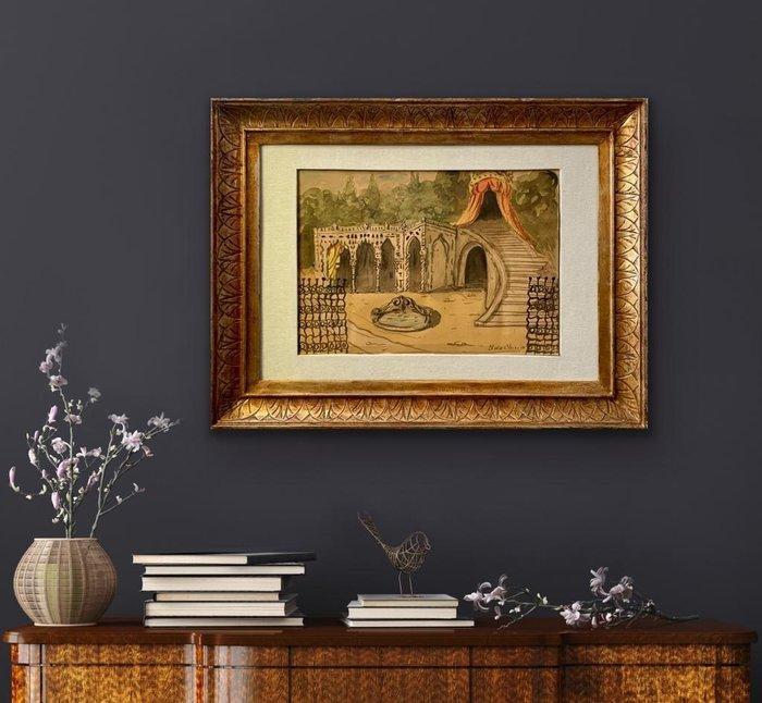 Giorgio De Chirico (1888-1978) - Scenografia per Otello, Antiek en Kunst, Kunst | Designobjecten