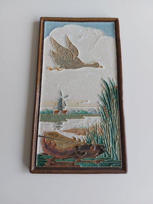 Tegel (3) - De Porceleyne Fles, Delft - 1920-1930, Antiek en Kunst, Antiek | Glaswerk en Kristal