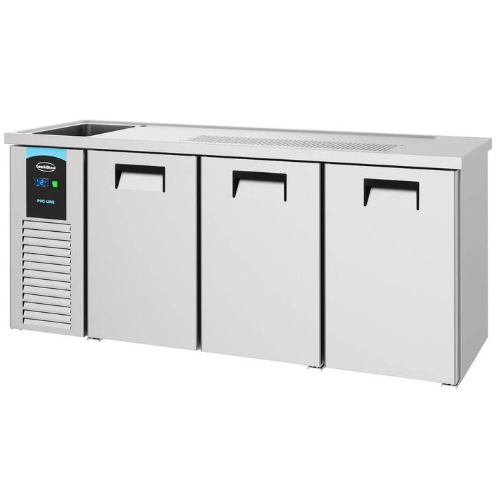 Vatenkoeler | PRO LINE | RVS | 3 Deuren | -2°C/+8°C |, Zakelijke goederen, Horeca | Keukenapparatuur, Nieuw in verpakking, Verzenden