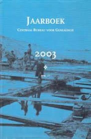 Jaarboek van het Centraal Bureau voor Genealogie 2003, Livres, Langue | Langues Autre, Envoi