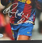 Ronaldinho – FC Barcelona – Signed 8x10 Photo – Beckett COA