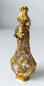 Parfumfles - 18 kt goud - Zout/parfumhouder, Antiek en Kunst