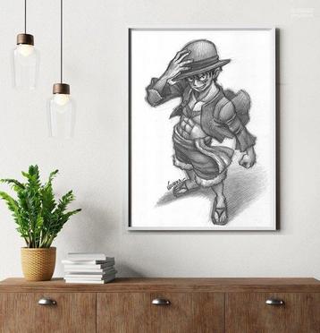 Joan Vizcarra - Monkey D. Luffy [One Piece] - Original beschikbaar voor biedingen