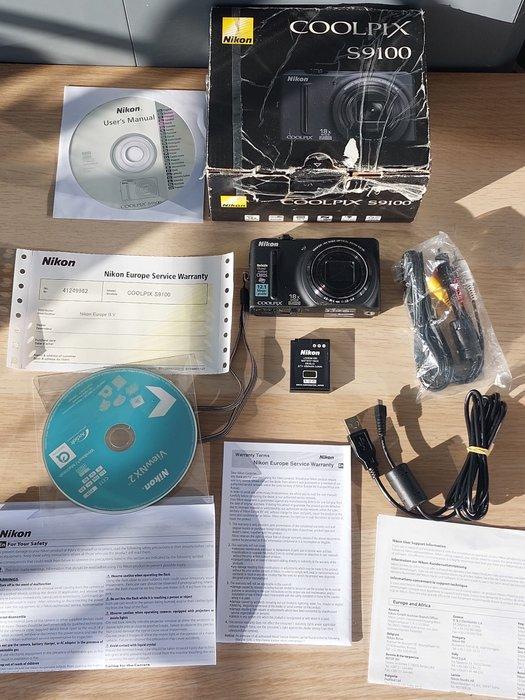 Nikon COOLPIX S9100 Digitale camera, Audio, Tv en Foto, Fotocamera's Digitaal