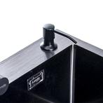 Lendo Online Zeepdispenser Spoelbak RVS Zwart 300ml, Verzenden, Nieuw