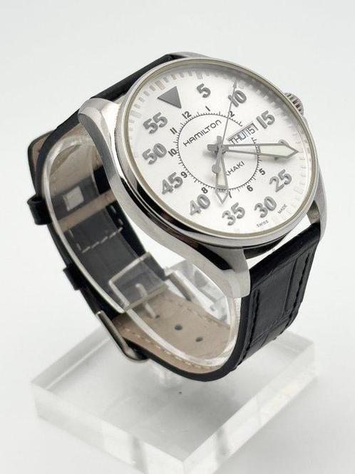 Hamilton - Khaki Pilot - Sans Prix de Réserve - H646110 -, Handtassen en Accessoires, Horloges | Heren