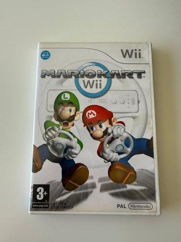 Nintendo - Wii - Black + 5 games (Mario Kart) + MotionPlus, Games en Spelcomputers, Nieuw