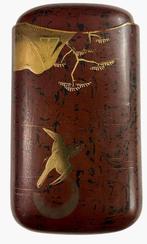 Doos 10 x 59 cm - Verguld - non identificato - Japan - Meiji, Antiek en Kunst