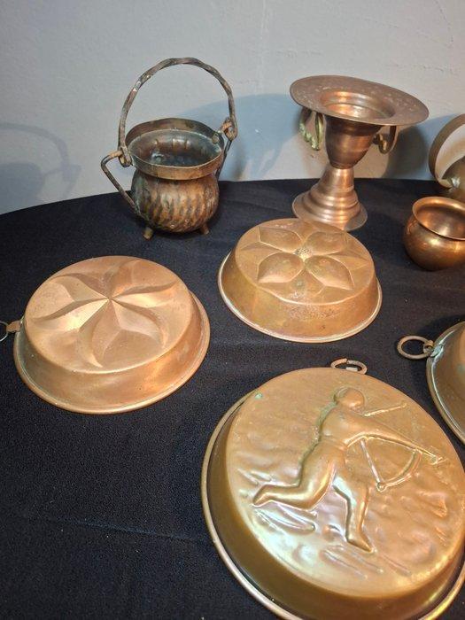 Themacollectie - Decoratieve voorwerpen van koper., Antiquités & Art, Antiquités | Jouets
