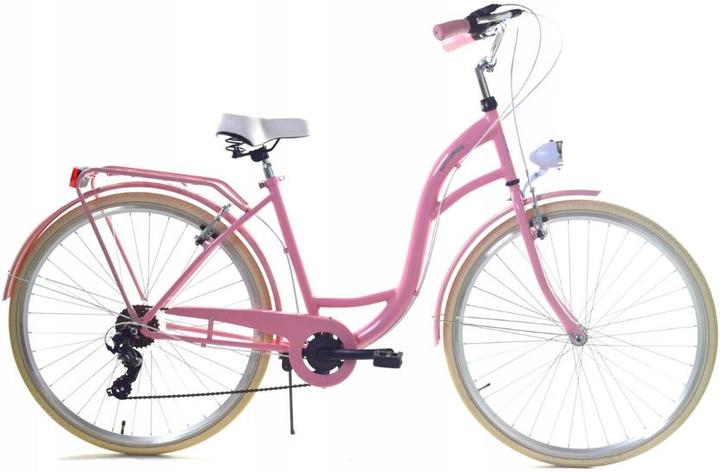 Meisjesfiets 26 inch - stadsfiets 7 versnellingen - roze..., Fietsen en Brommers, Fietsen | Meisjes, Nieuw, Ophalen of Verzenden
