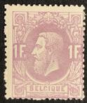België 1869/1883 - Leopold II in profiel naar links - 1fr