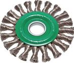 Brosse ronde en acier inoxydable tressée 125X14 mm, Bricolage & Construction, Verzenden