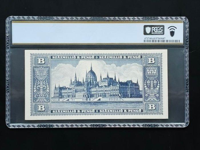 Hongarije. - 100 million B-pengo 1946 - Pick 136, Postzegels en Munten, Bankbiljetten | Europa | Niet-Eurobiljetten