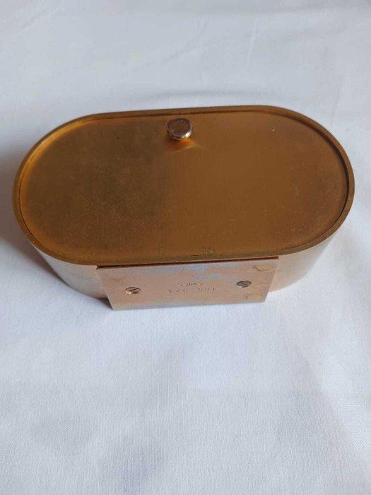 Bureauklok Compendium - Imhof - - Verguld messing -, Antiek en Kunst, Antiek | Klokken