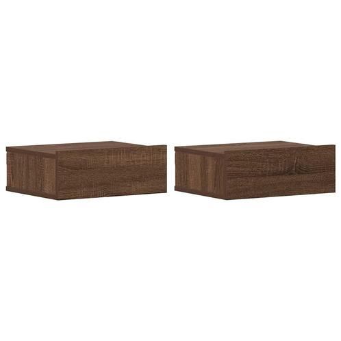 Kleine Slaapkamer? Zwevende Nachtkastjes -40%! Topdeal Re..., Huis en Inrichting, Slaapkamer | Nachtkastjes, Nieuw, Hout, Minder dan 55 cm