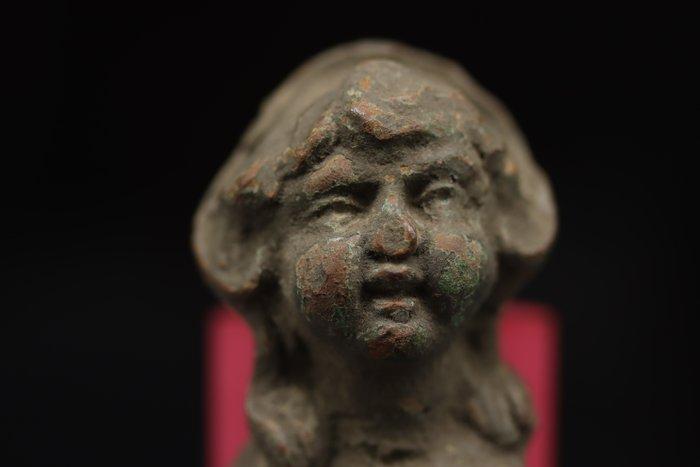 Renaissance Brons Votiefbeeldje - 7.6 cm (Zonder, Antiek en Kunst, Antiek | Overige Antiek