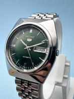 Seiko - Seiko 5 Automatic – 6309 – Green Dial – 1970s, Handtassen en Accessoires