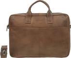 DSTRCT Fletcher Street Aktetas - 17 inch laptoptas - Cognac, Verzenden